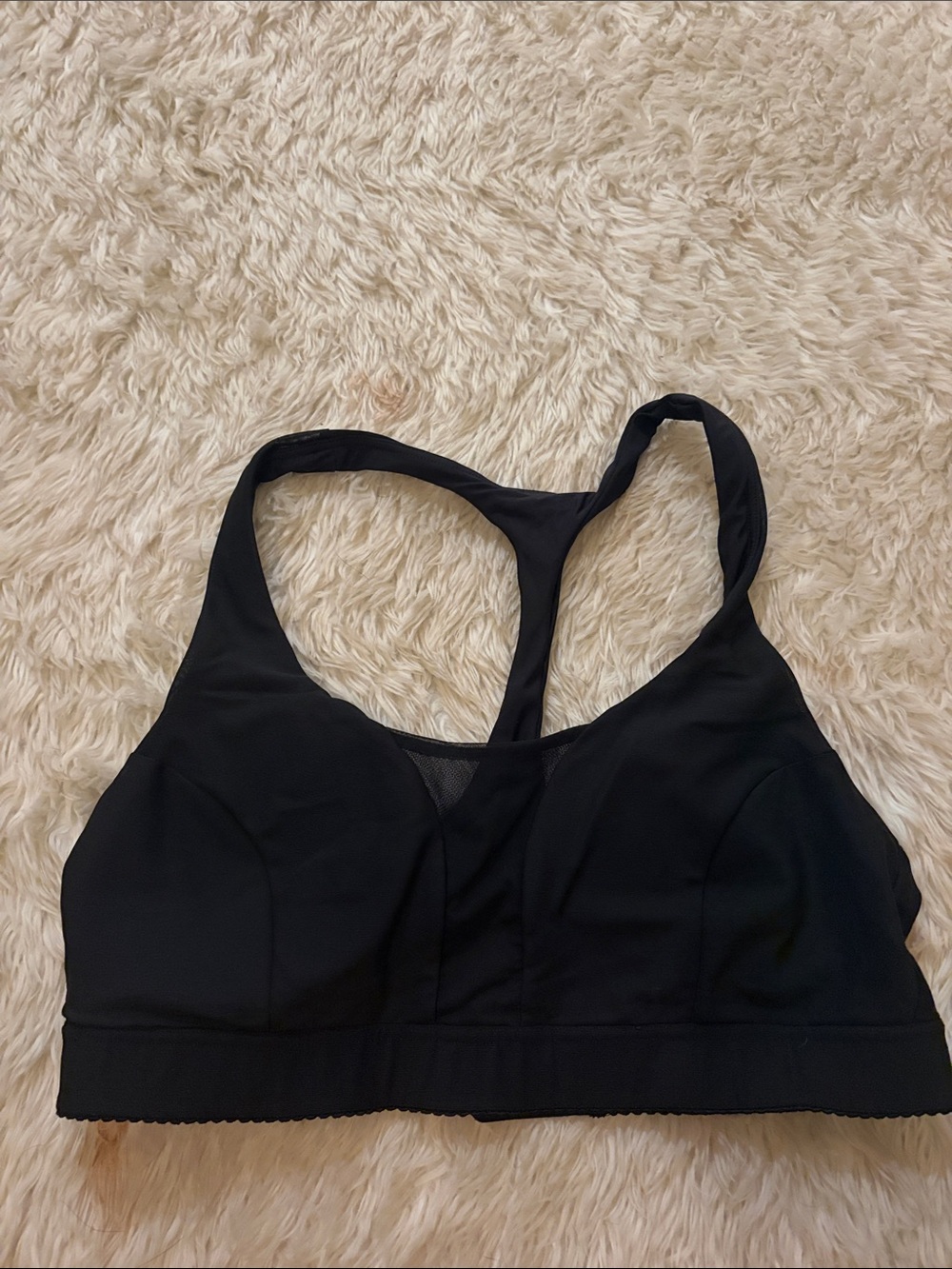 lululemon athletica Black Racerback Sports Bra